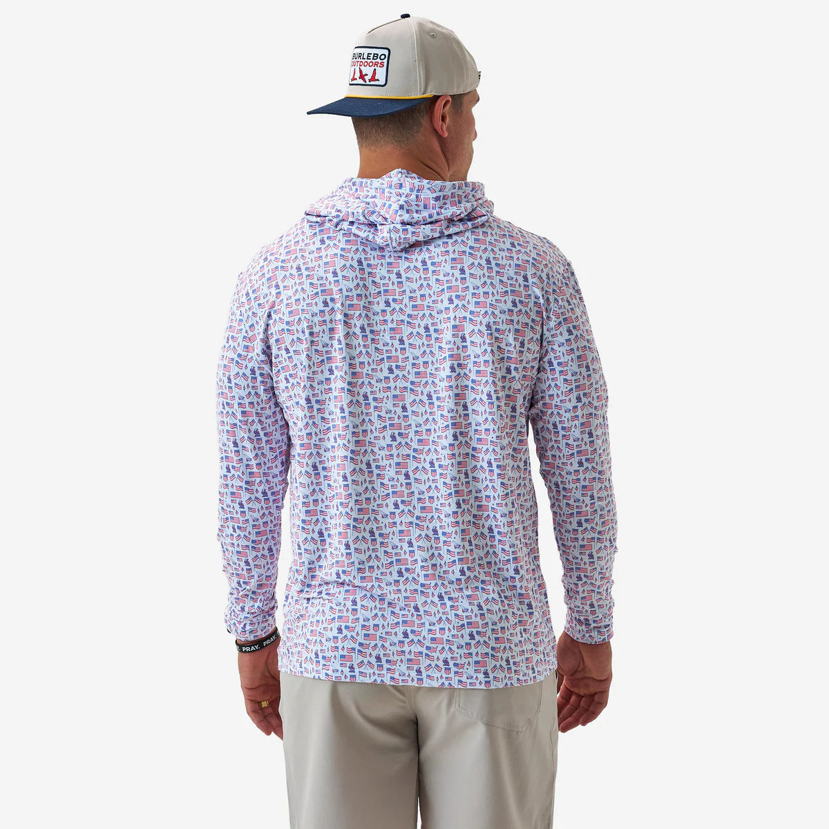 Old Glory Performance Hoodie with UPF 50 Protection Burlebo
Fl/Tx