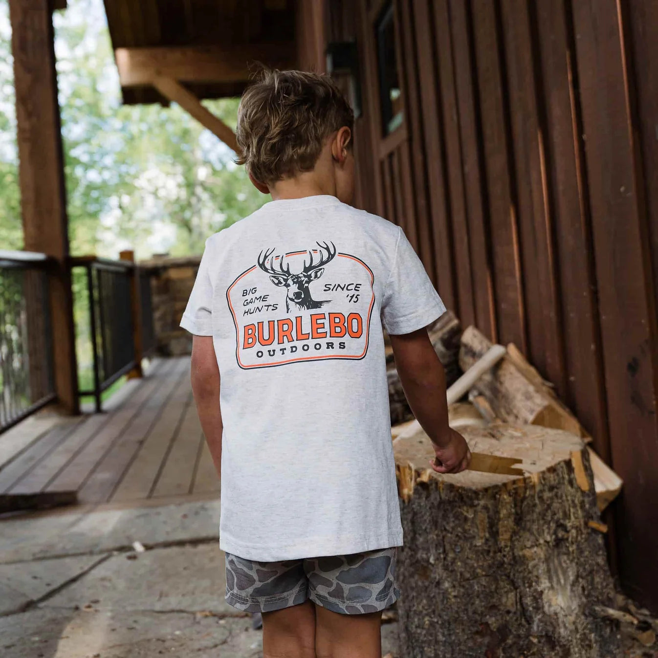Big Game Hunts Oatmeal Burlebo Short Sleeve Shirt