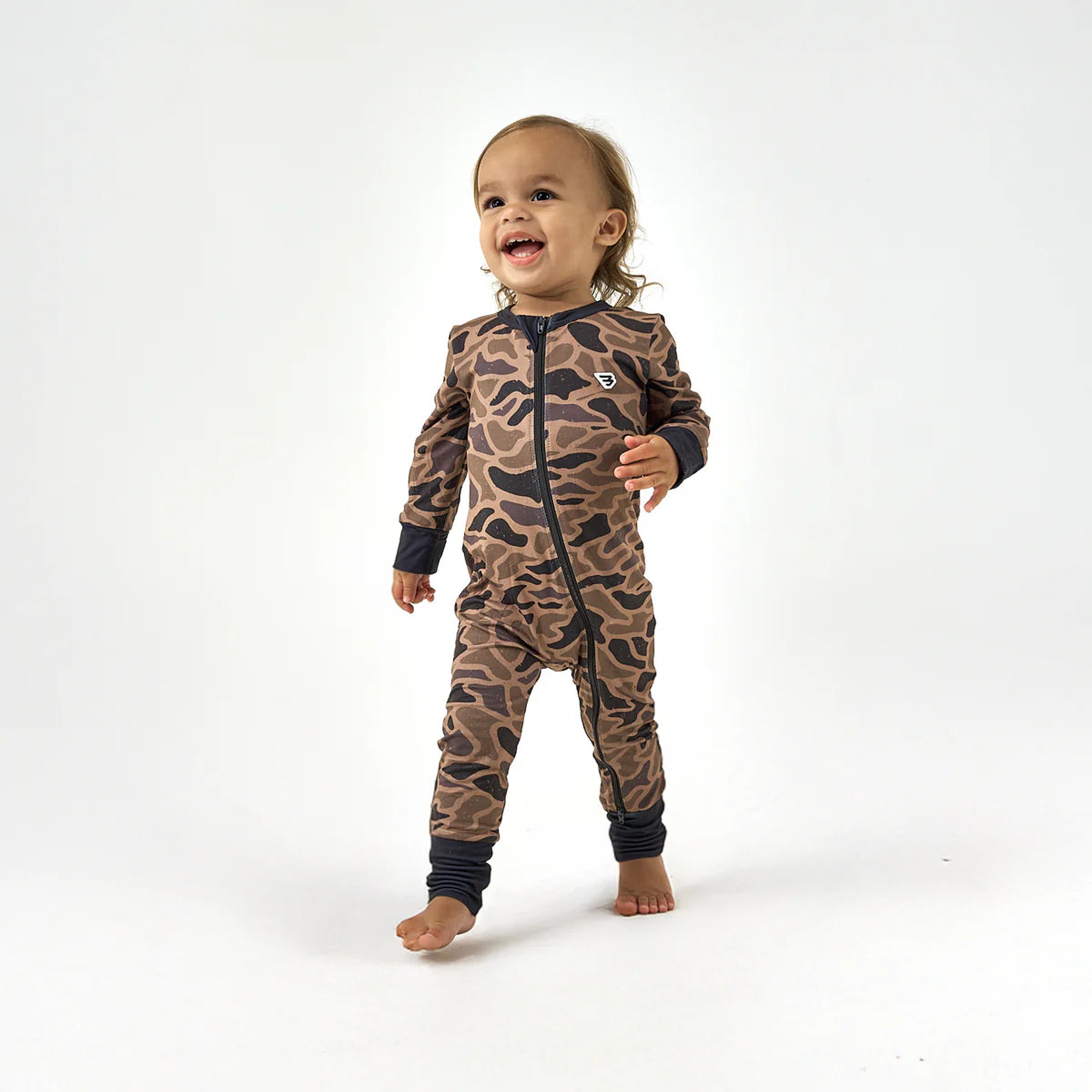 Baby Zip Up Burlebo Gauge Camo Fl