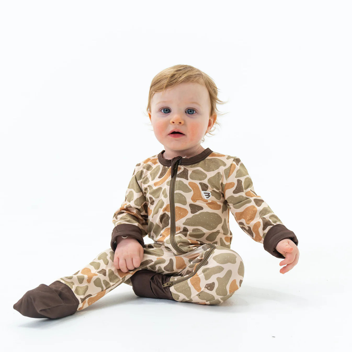 Venado Camo Burlebo Baby Zip Up