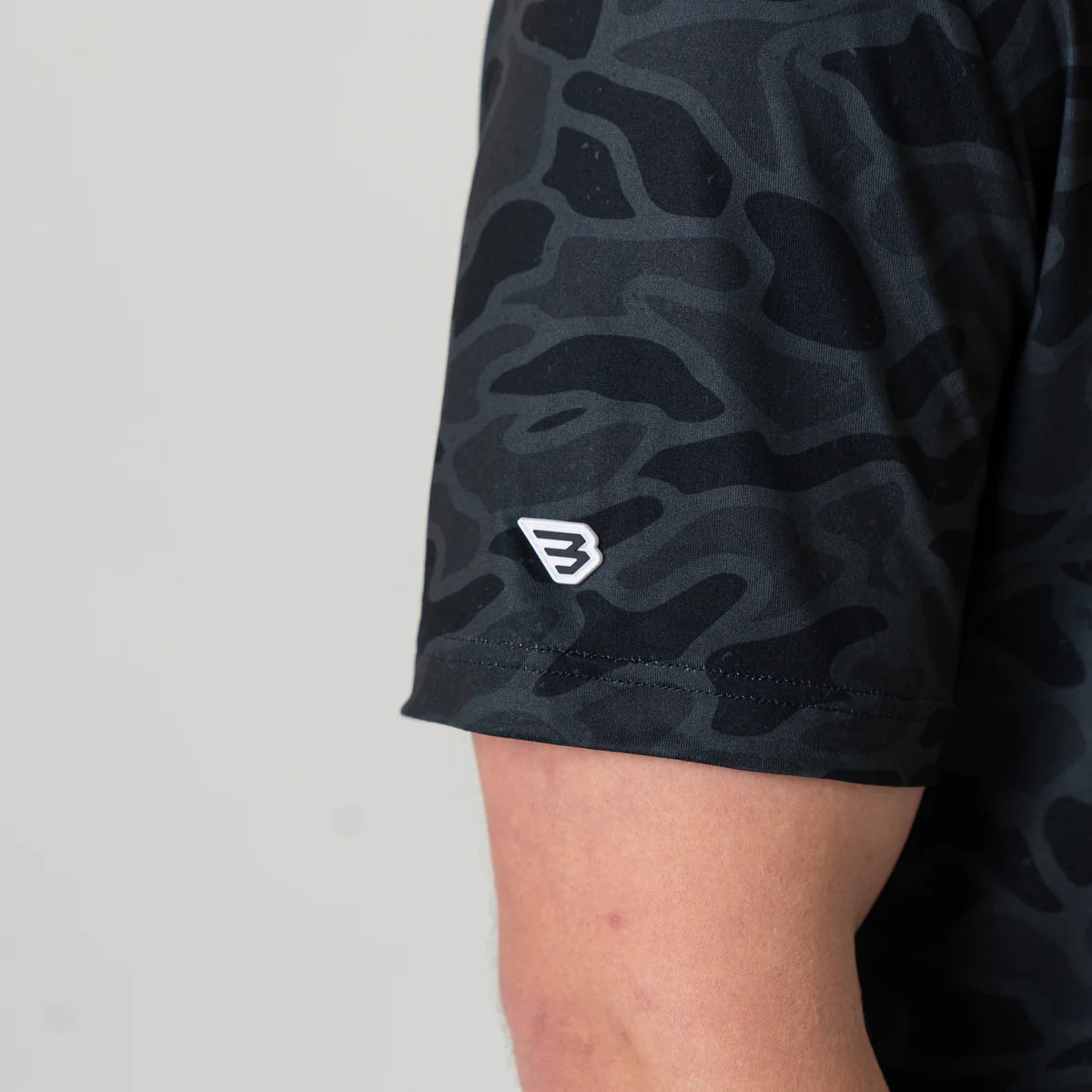 Black Camo Burlebo Performance Polo