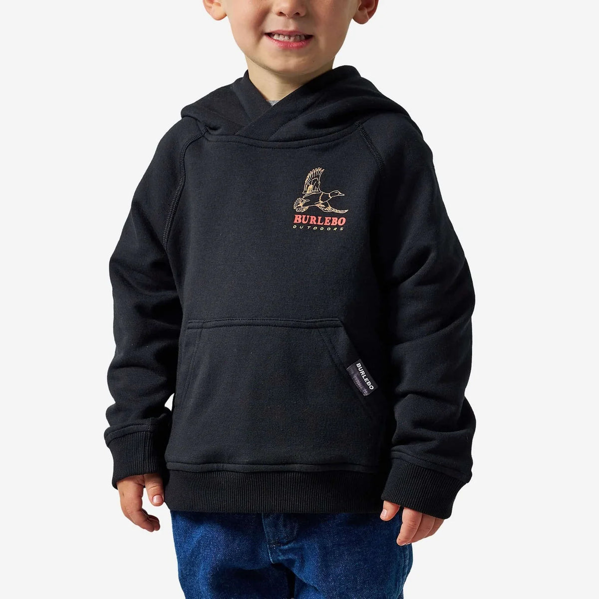 Duck Wild Youth Black Fleece Hoodie
