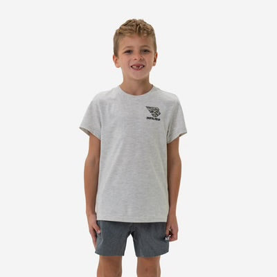 Flying B Classic Deer Camo /Ash Grey Youth Burlebo Short Sleeve T Shirt