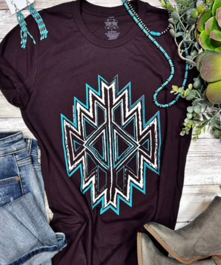 Kyndal Aztec tee
