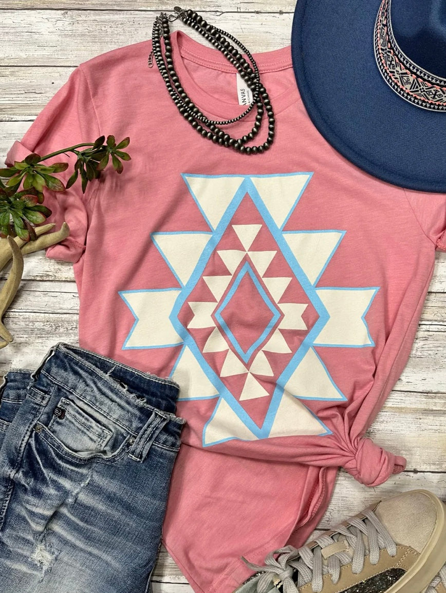 Ginger Aztec tee
