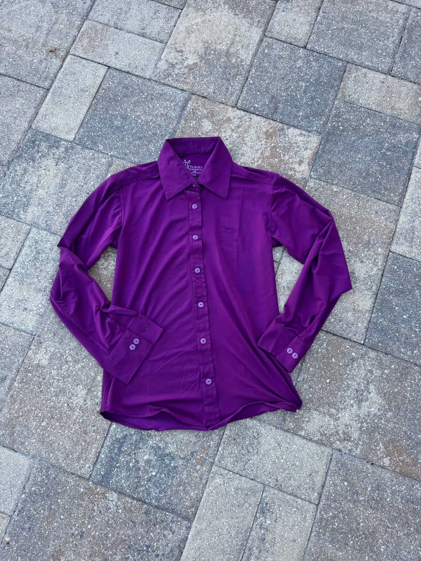 IF Branded breathable pullover purple