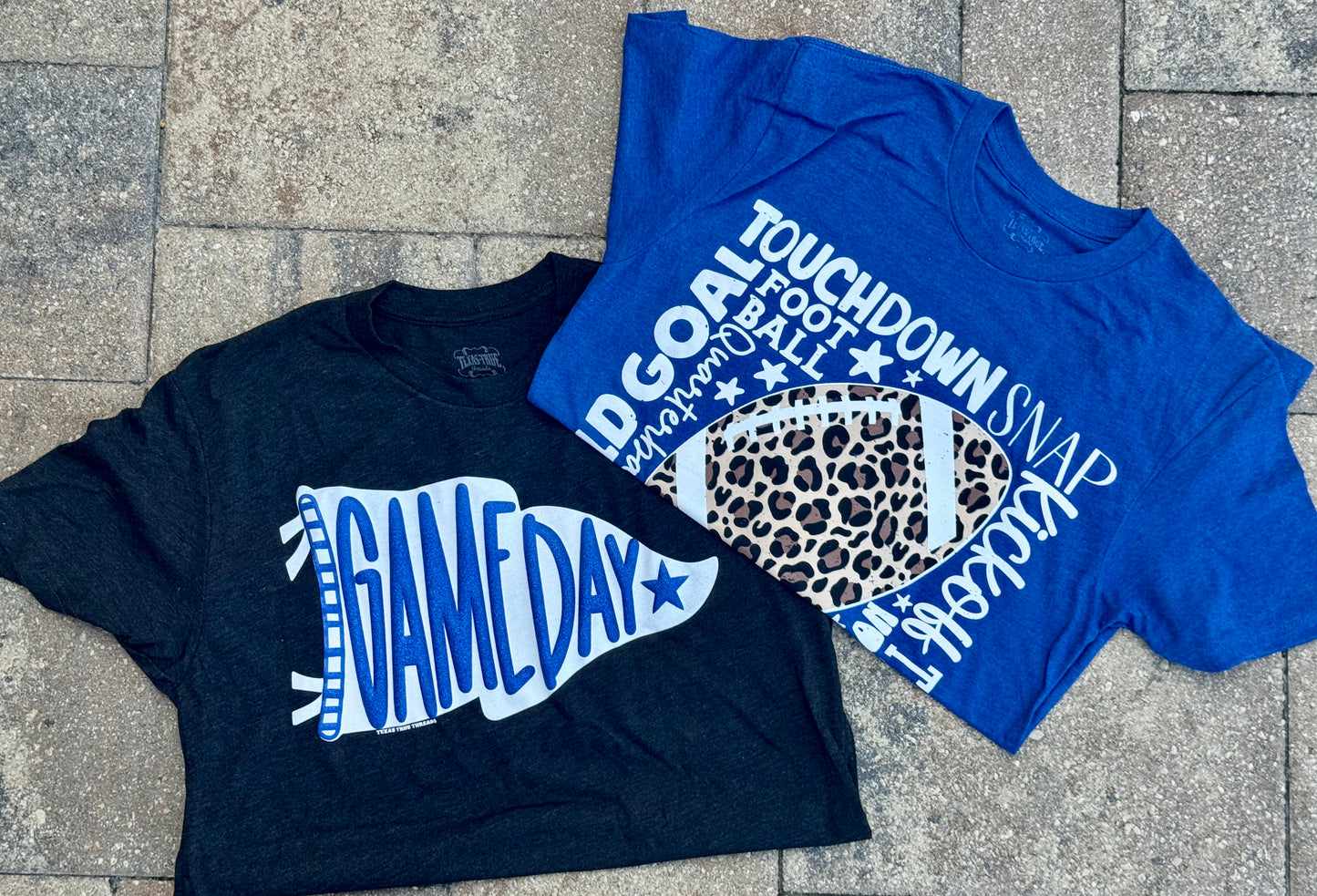 Leopard football tee