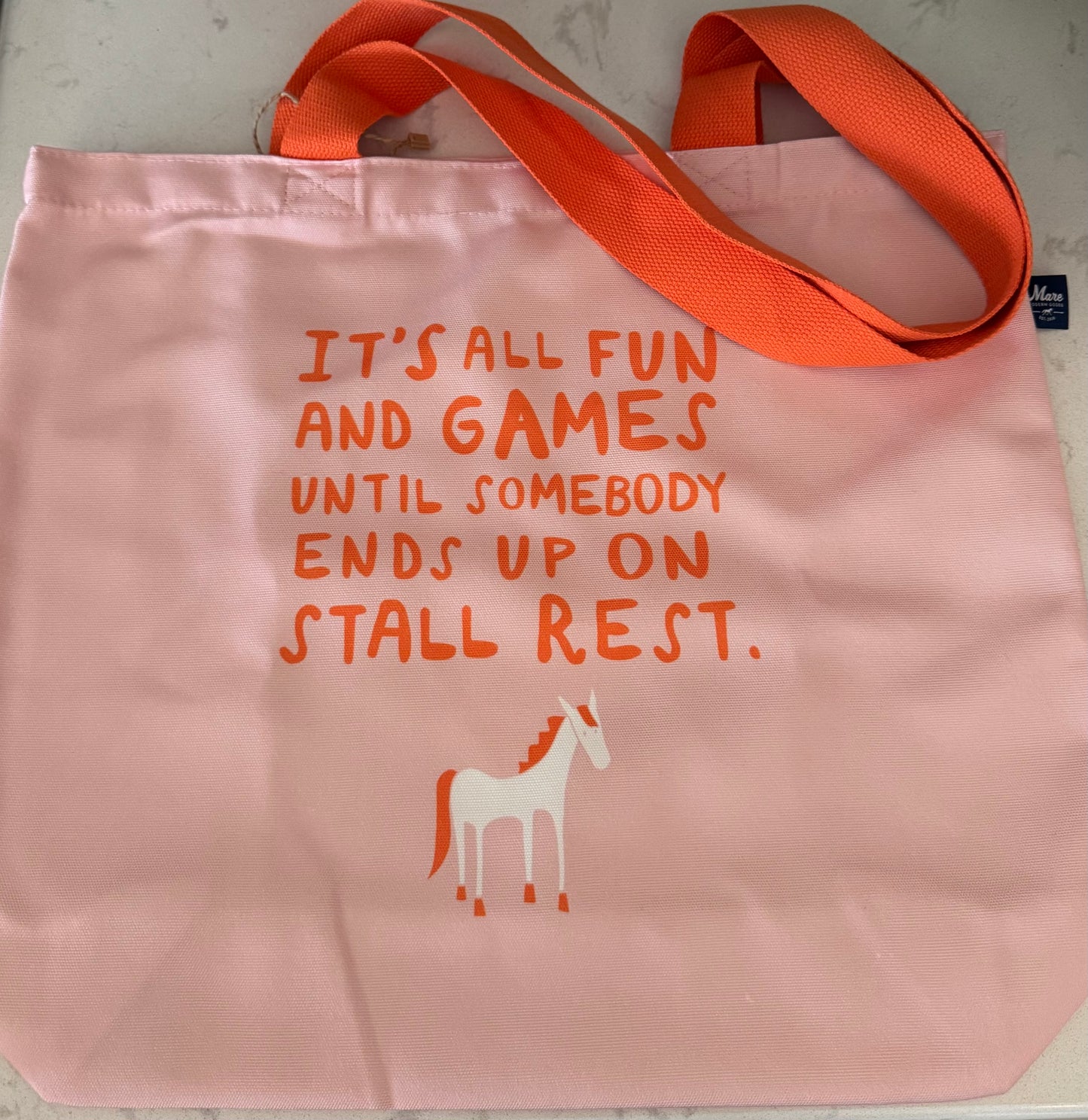 Stall rest tote