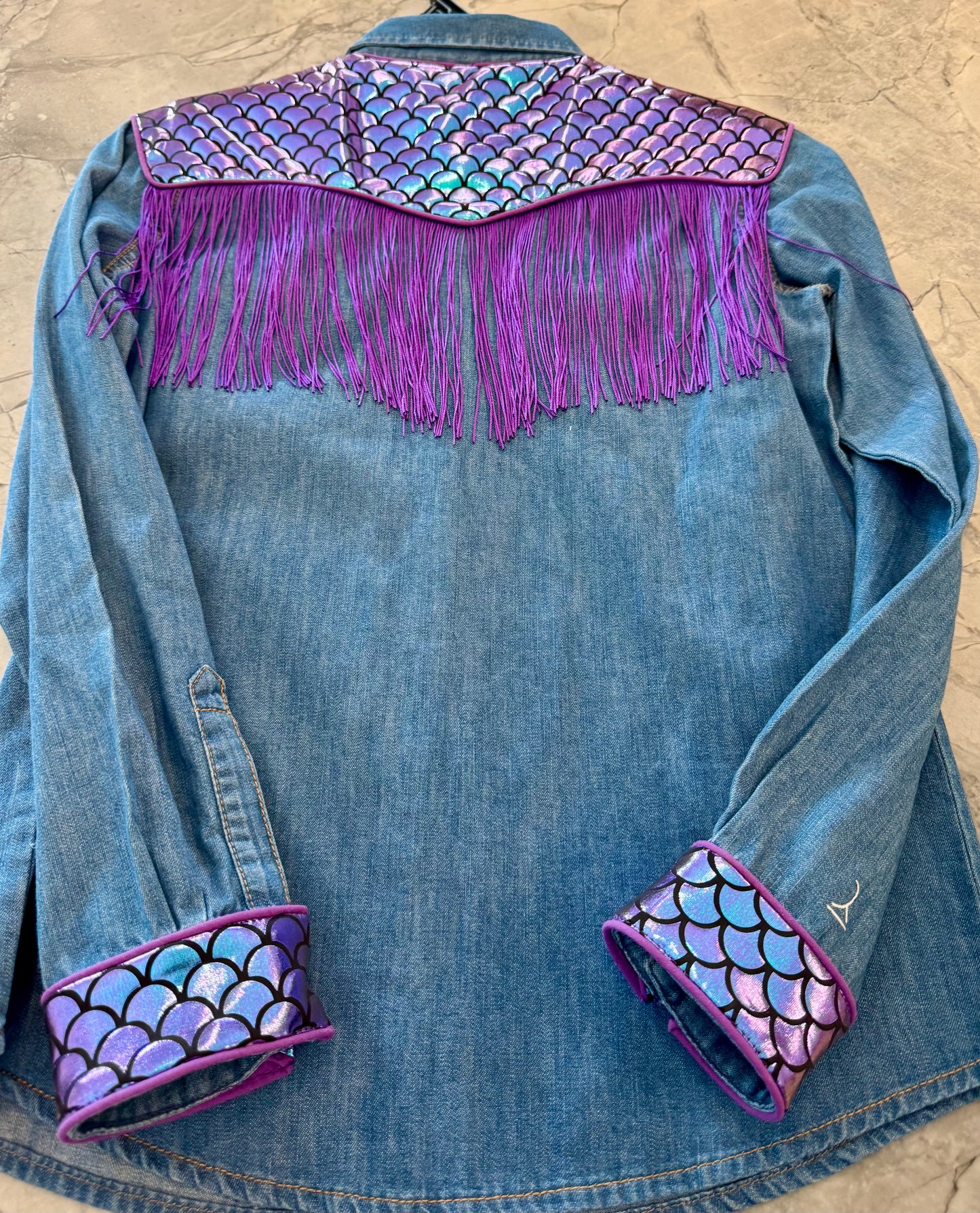 Dry Gulley youth large mermaid with fringe