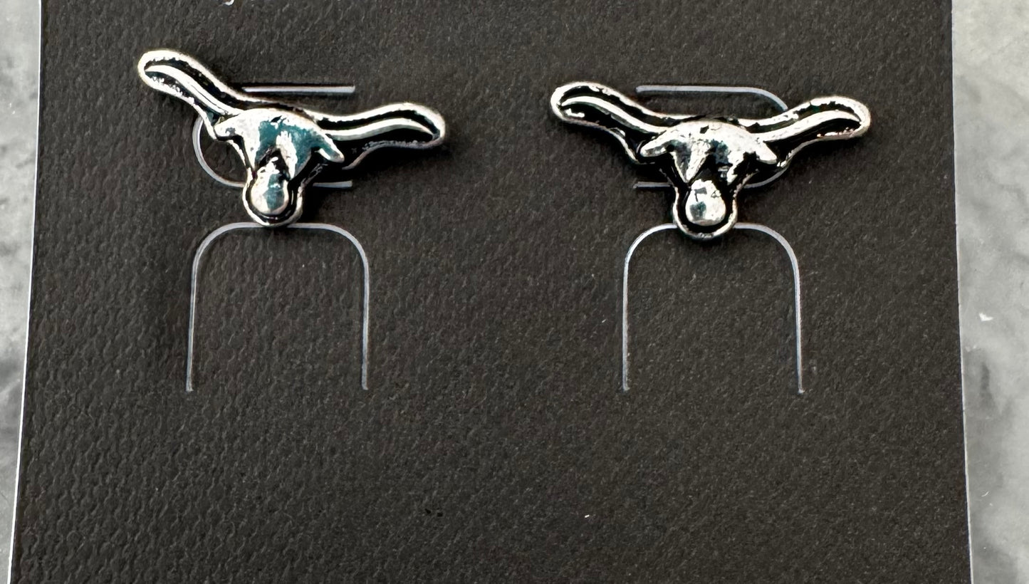 Steerhead silver studs