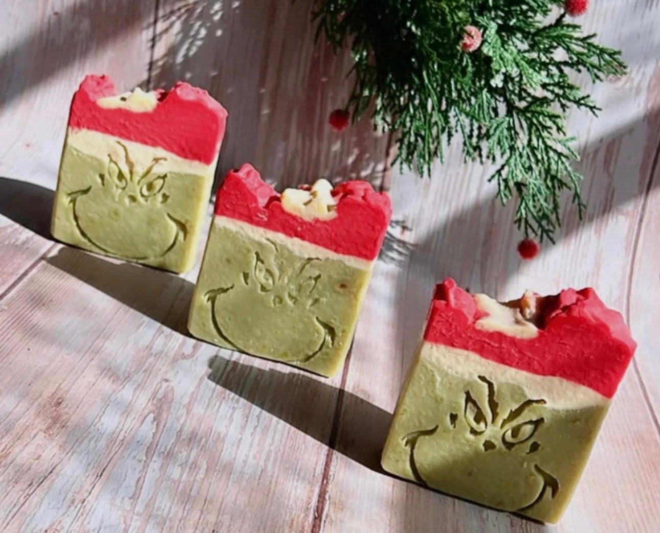 The Grinch avocado soap