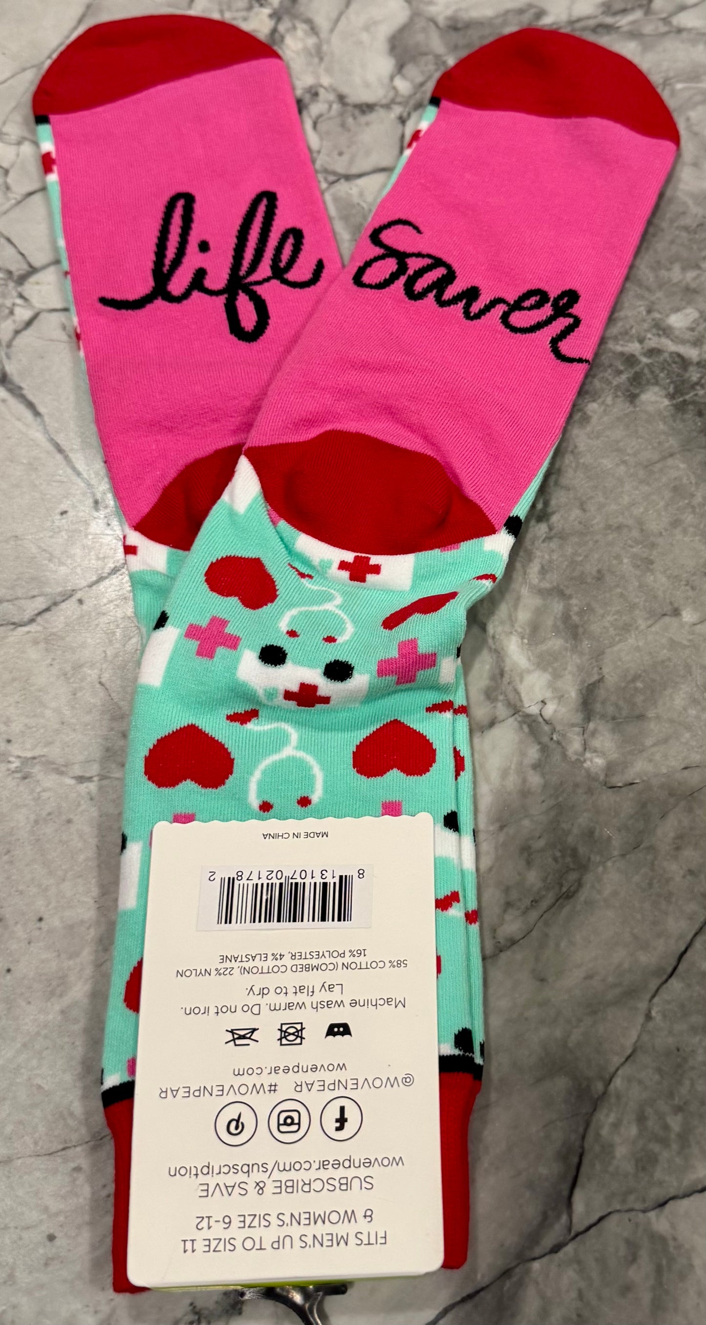 Lifesaver socks