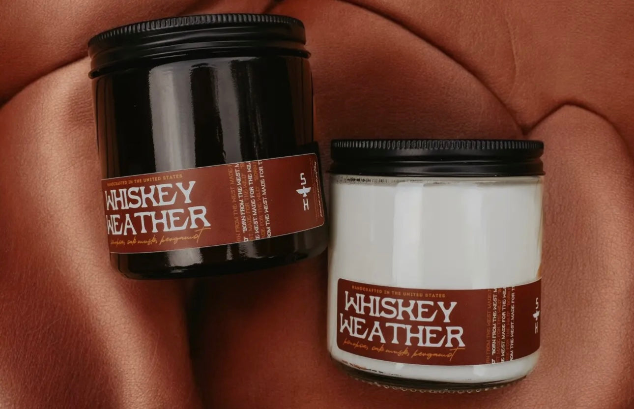 Whiskey Weather-bourbon/oak musk candle