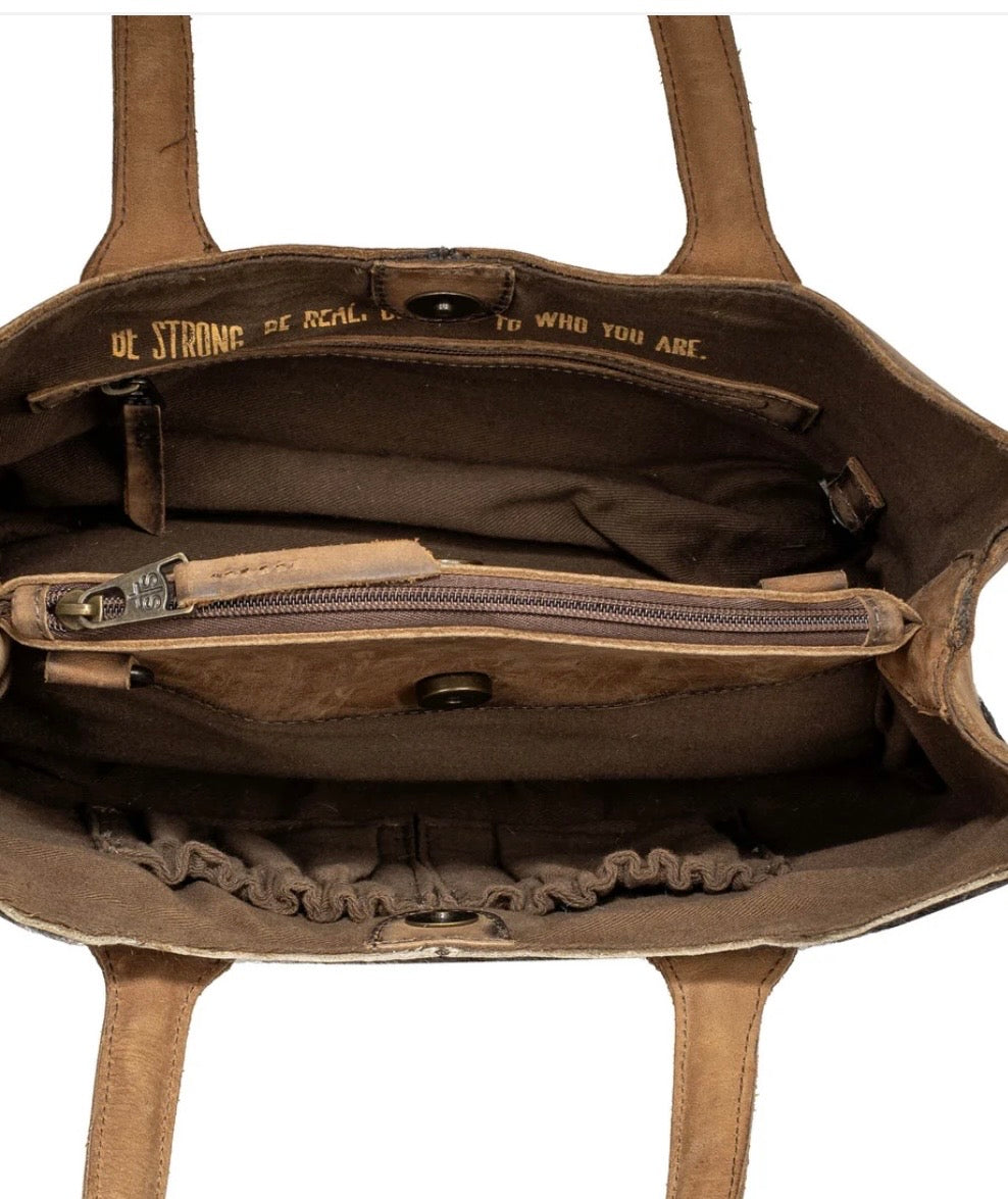 STS cowhide Josie satchel