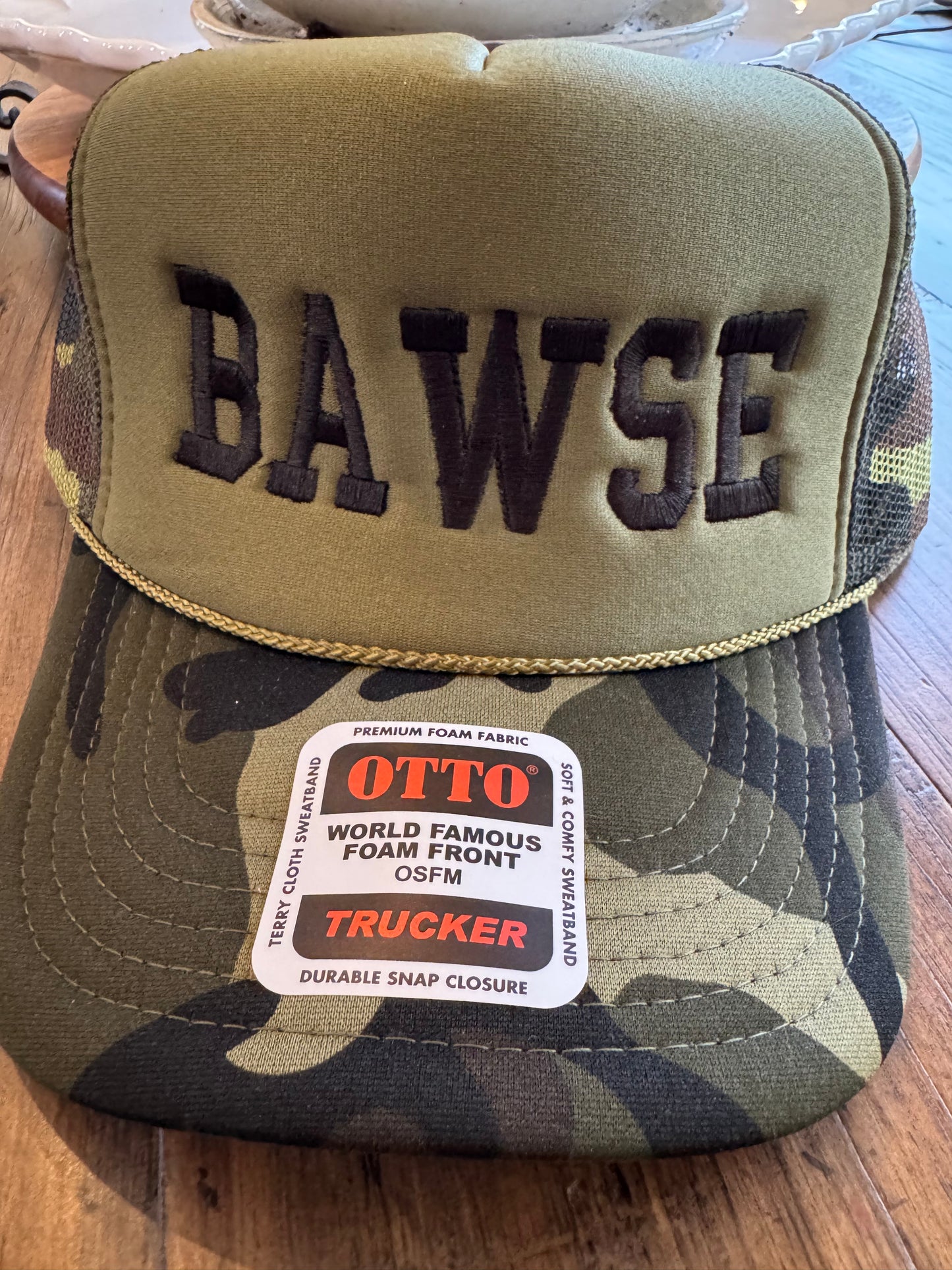 Bawse camo hat