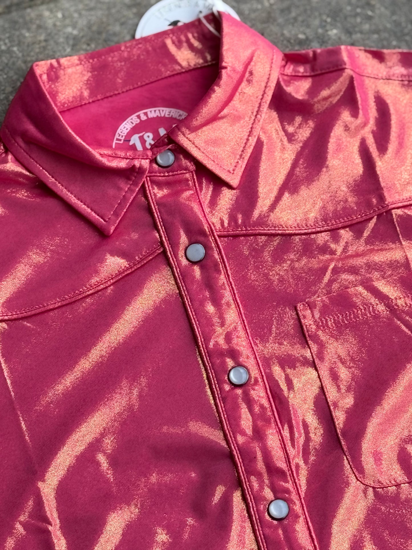 Pardon me Pearl snap ladies rodeo shirt