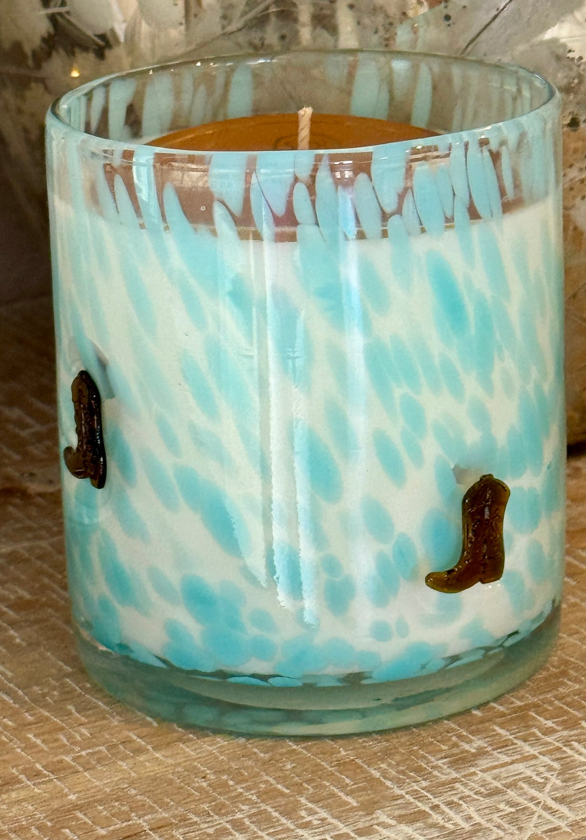 Howdy cowboy hat candle
