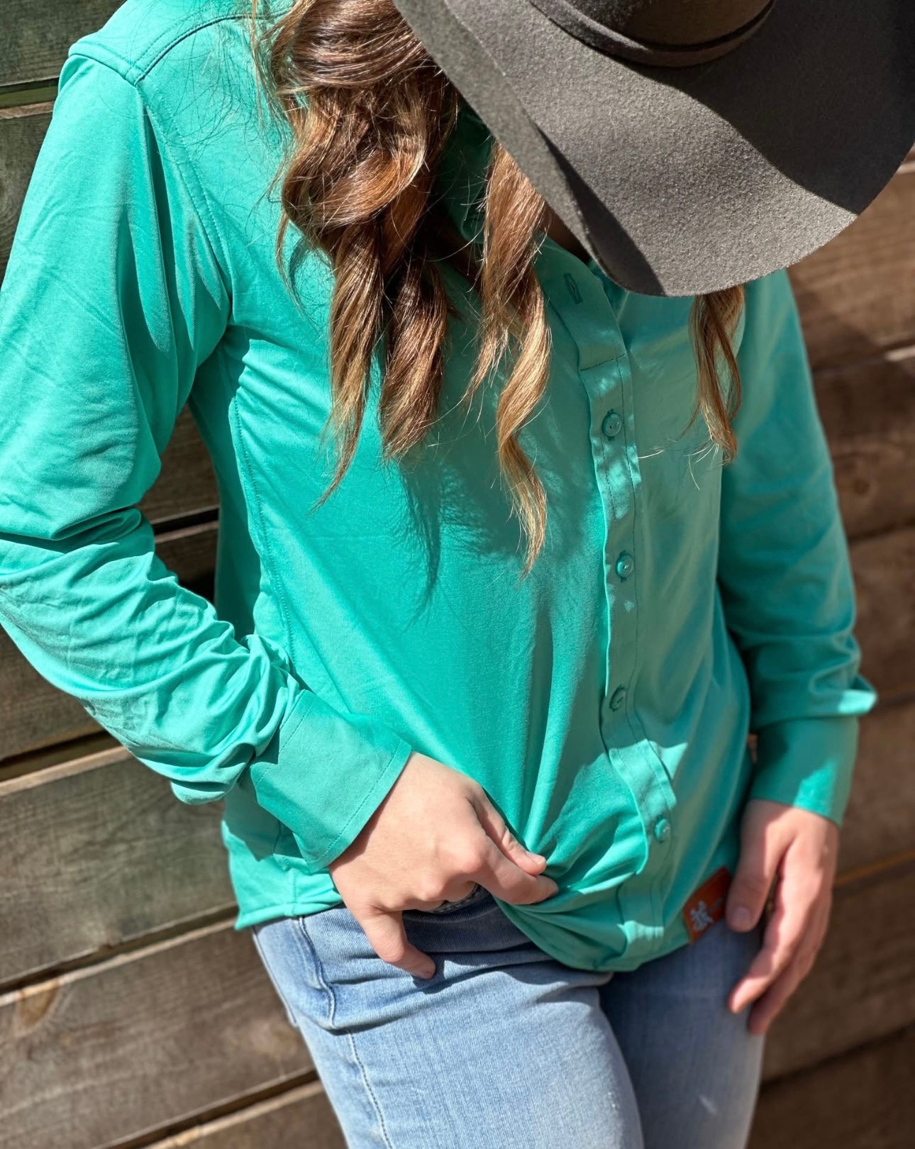 IF Branded Breathable pullover teal
