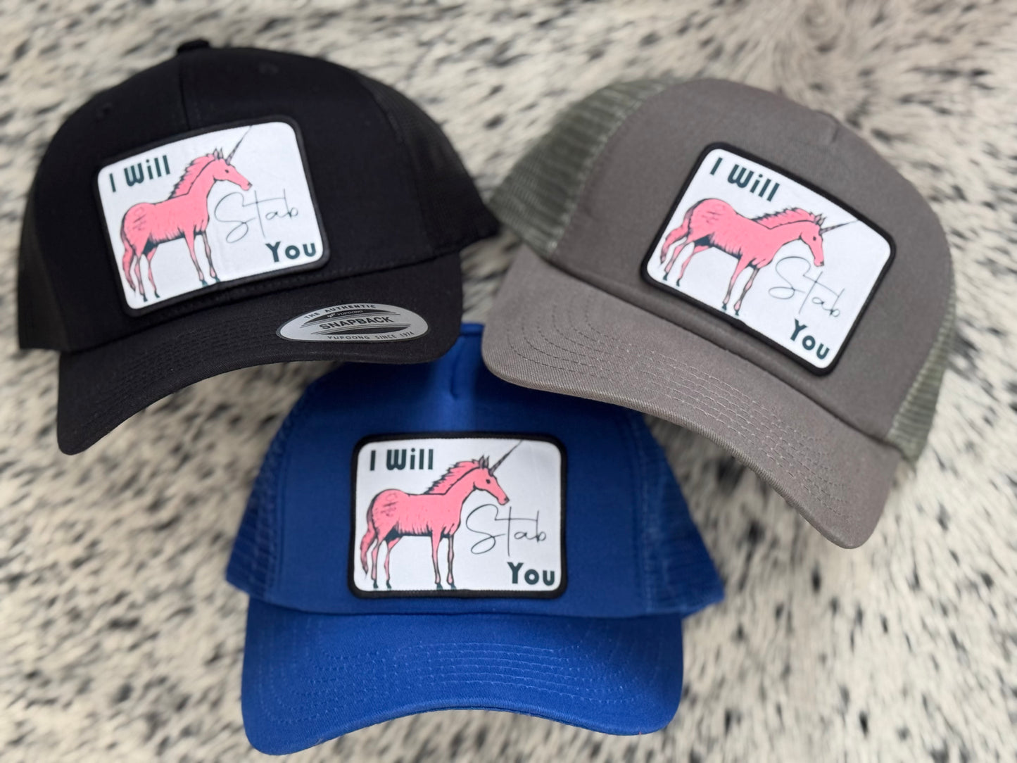 I will stab you Unicorn hat