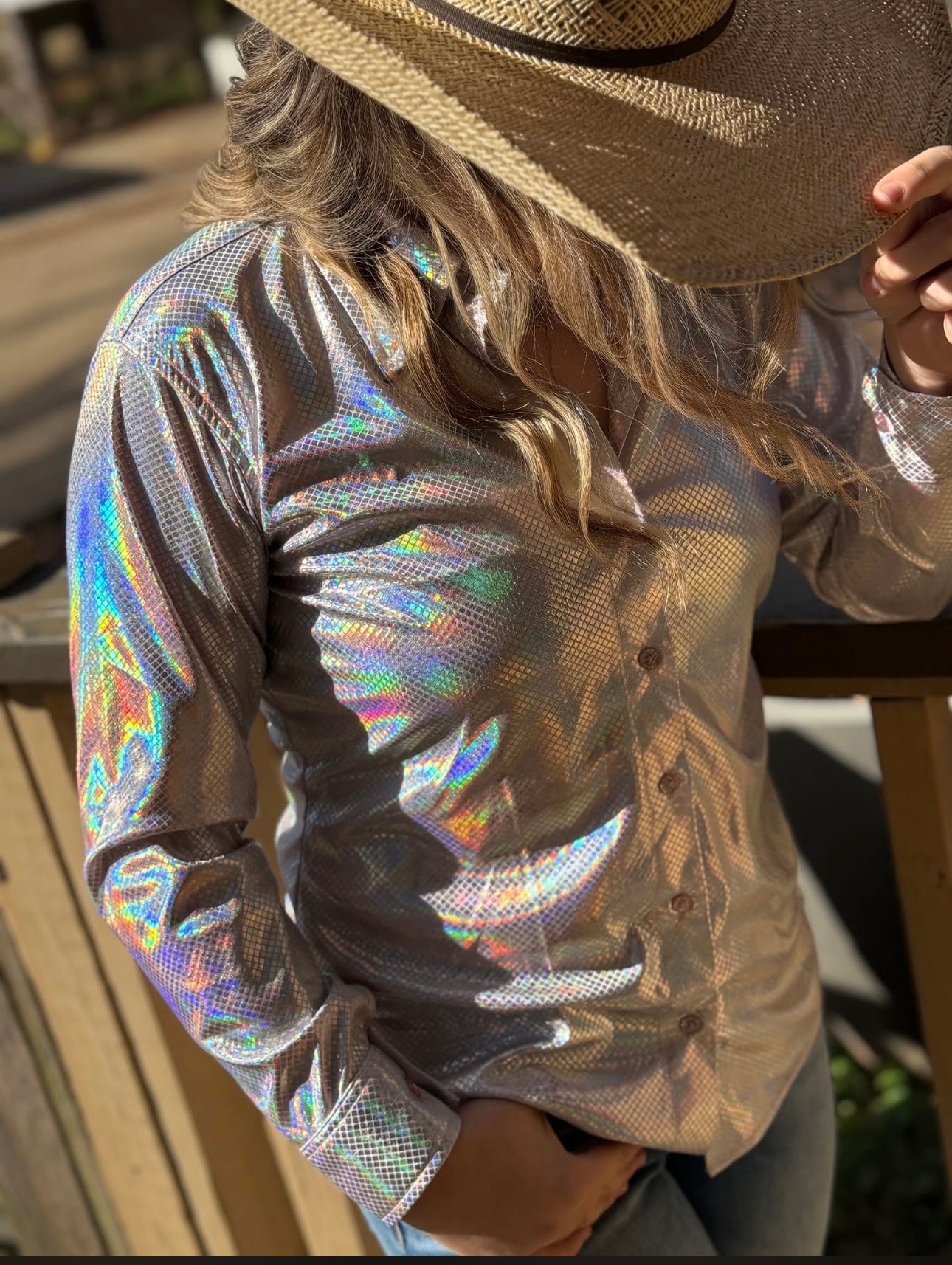 IF Branded “Iced” light blue