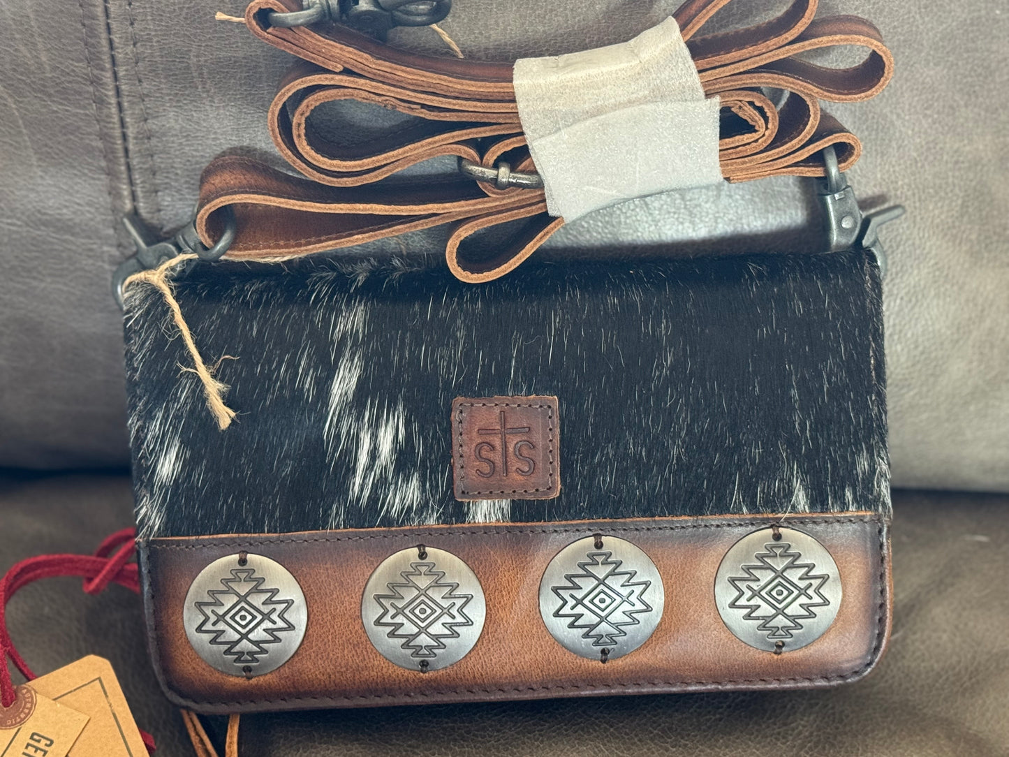 STS vaquero cowhide Evie organizer
