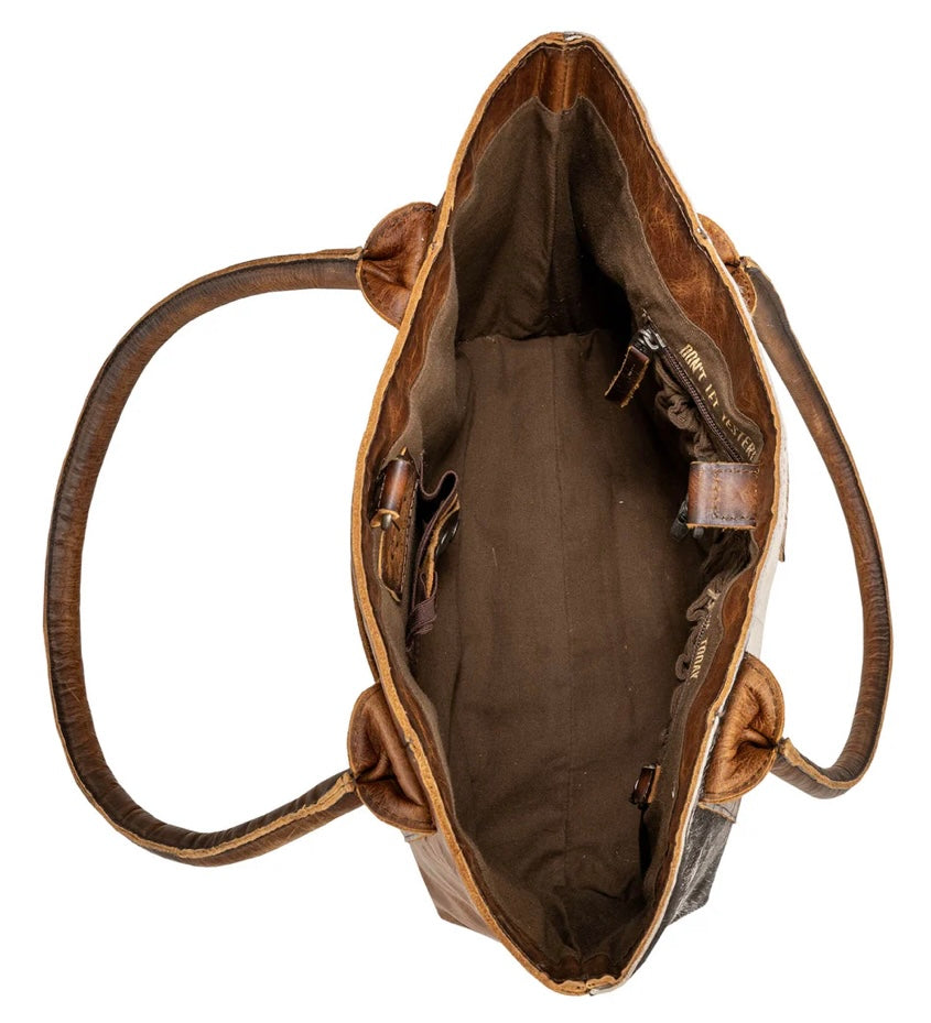 STS Vaquero cowhide tote