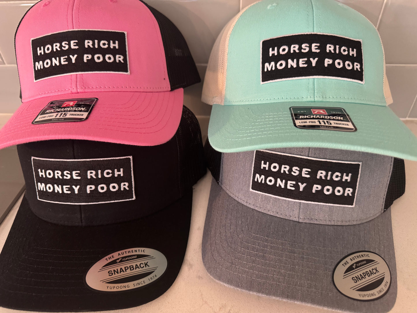 Horse Rich Money Poor hat