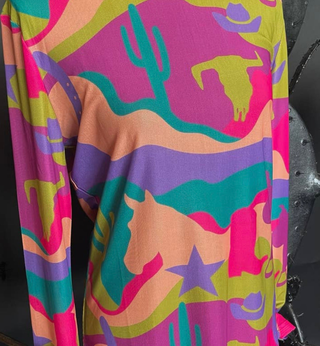 Bright Ponies mesh top