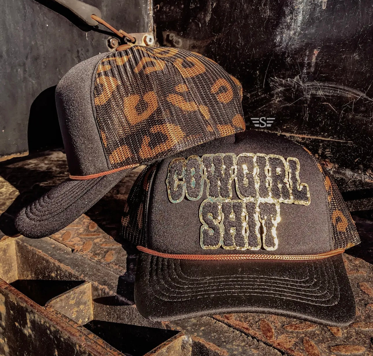 Cowgirl Sh!t leopard hat