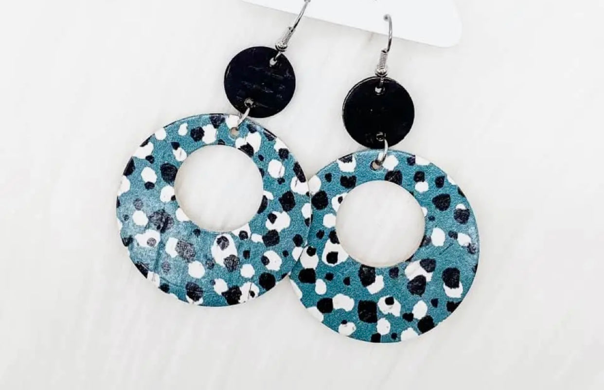 Teal and black corkies