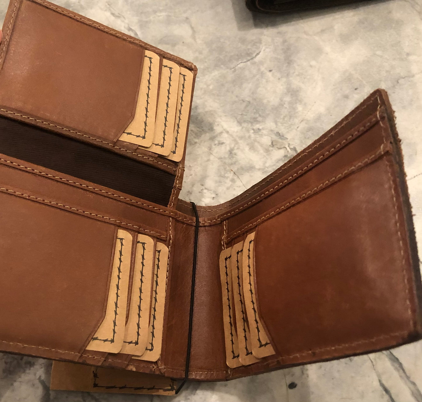STS Calvary trifold wallet roughout