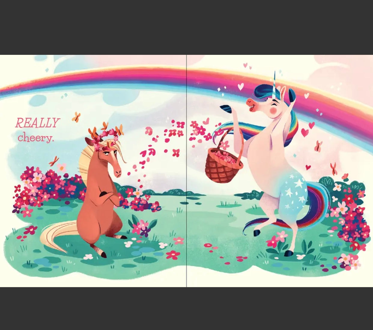 Unicorn and Horse hardcover book