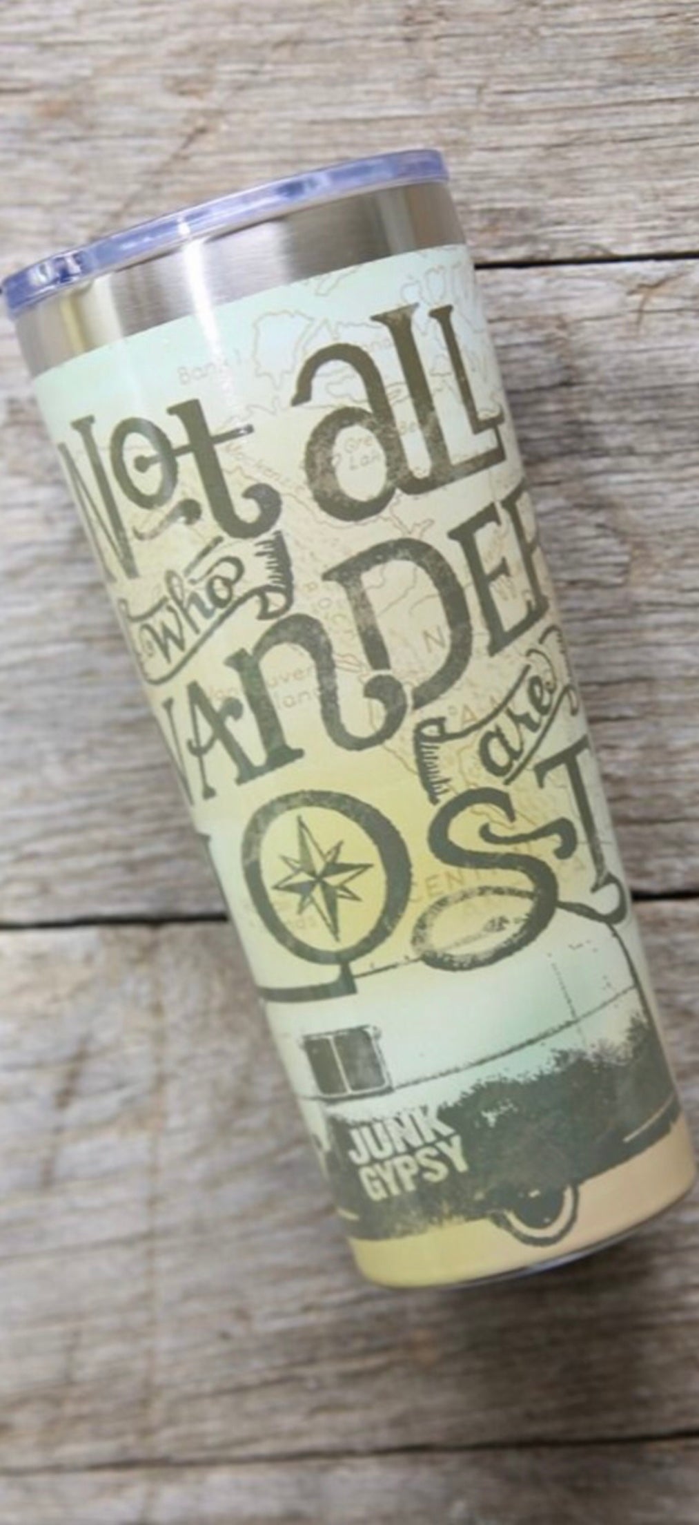 Not all who wander are lost tumbler