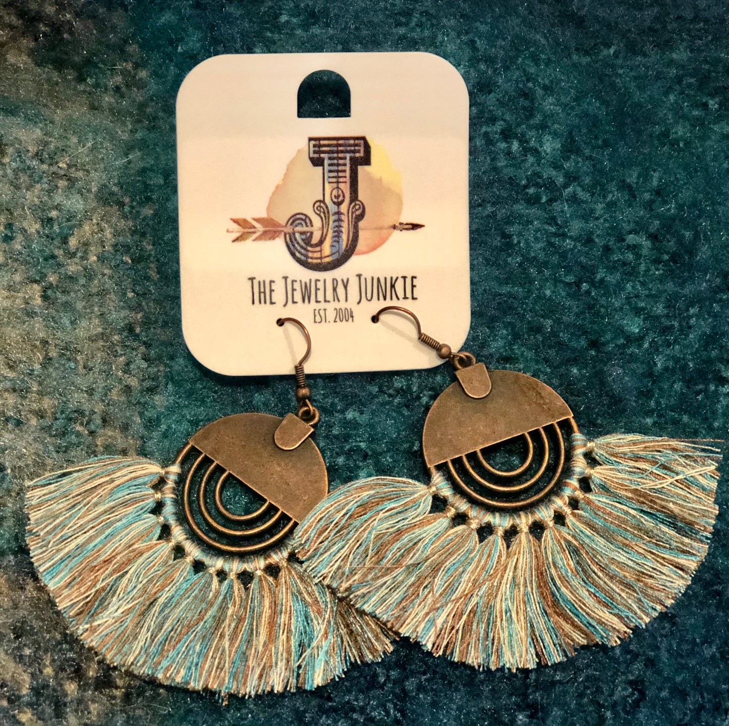 Fan Tassel Earrings