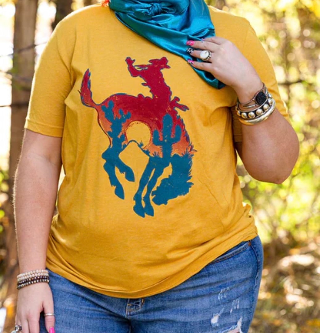 Bowie Bronc tee