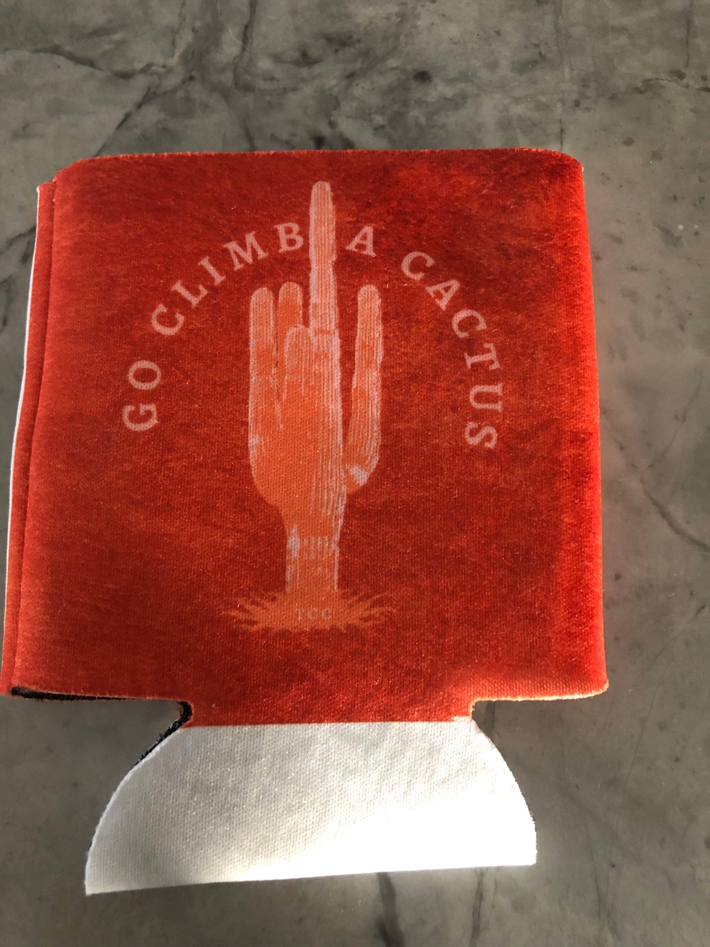 Go Climb A Cactus koozie