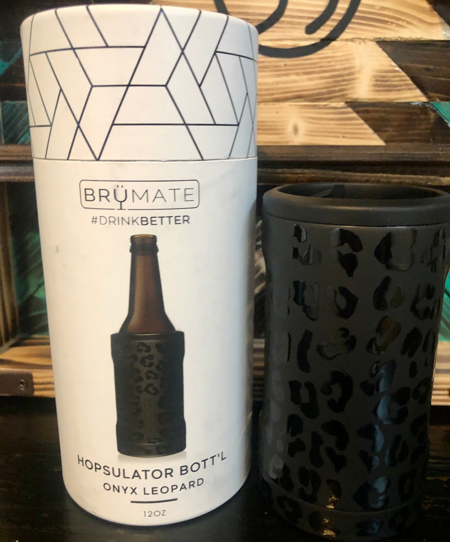 Brumate Hopsulator Bottle onyx leopard