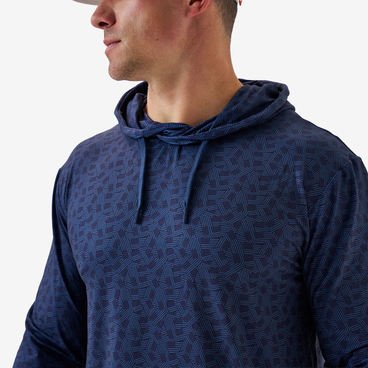 Performance Hoodie - Stars and Stripes - Navy Burlebo Fl/Tx