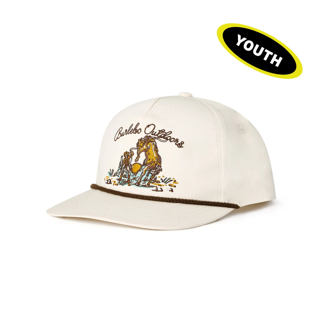 Cowboy Up Burlebo Youth Hat Putty