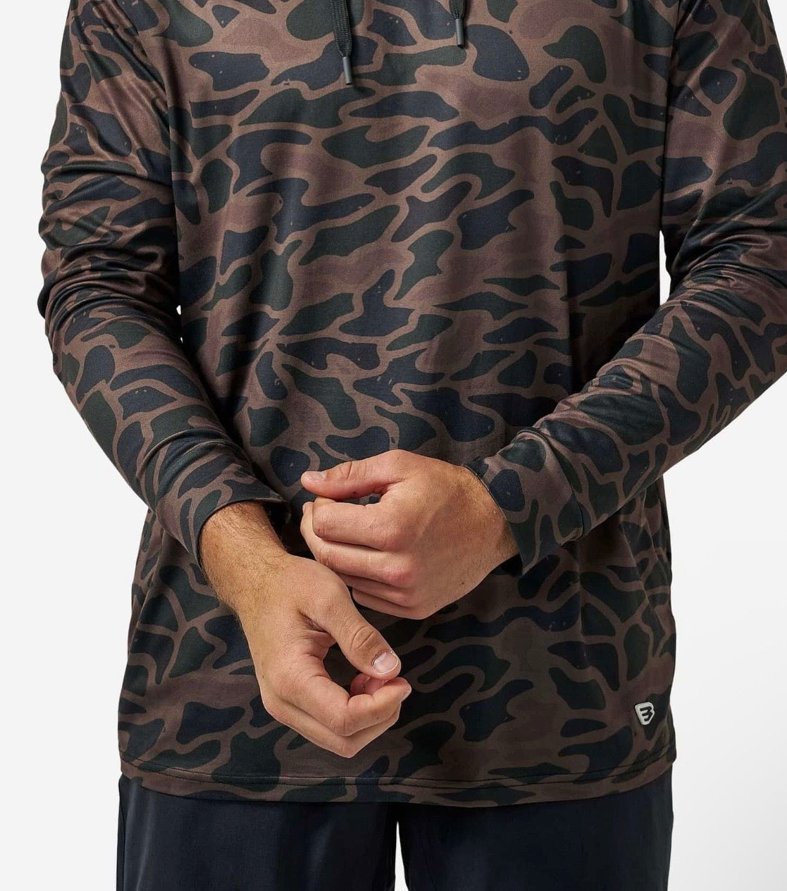 Bendita Camo Burlebo Performance Hoodie UPF 50 Sun Protection
