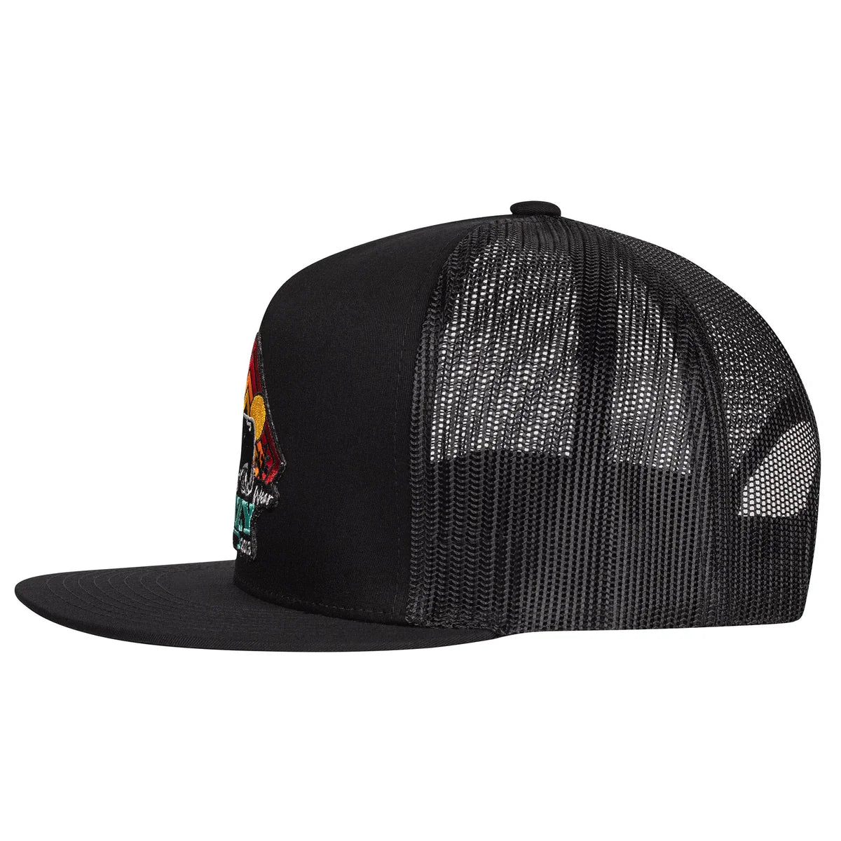 LAZY J RANCH BLACK CACTUS SUNRISE
CLASSIC FIVE PANEL
TRUCKER HAT