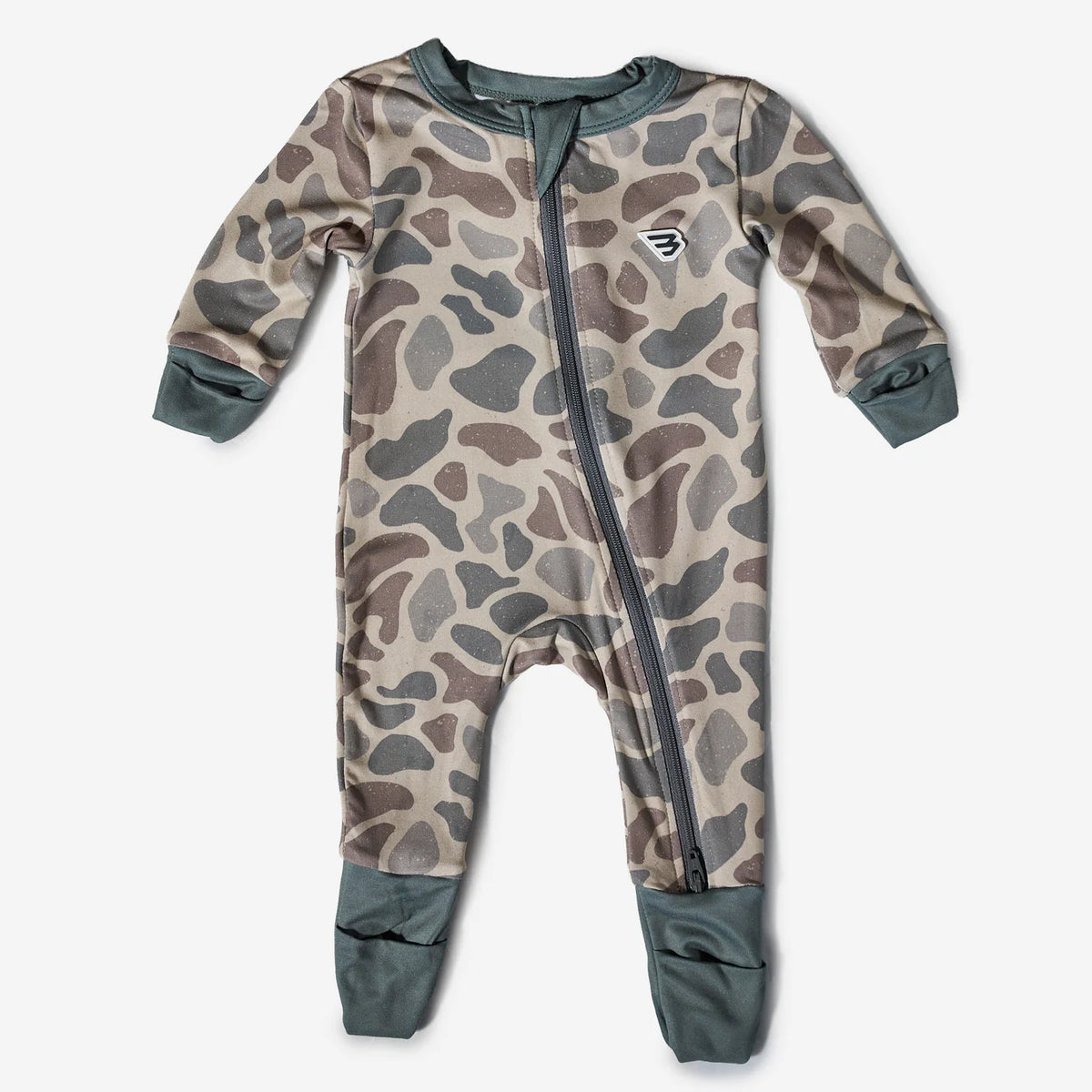 Classic Deer Camo Burlebo Baby Zip Up Fl