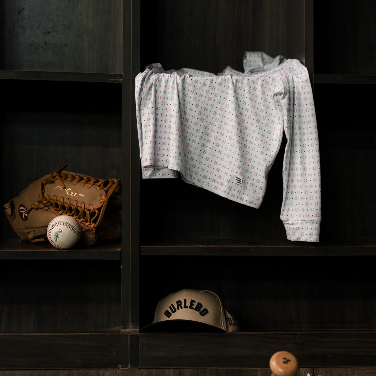Baseball Youth Burlebo Performance Hoodie with UPF 50 Sun Protection