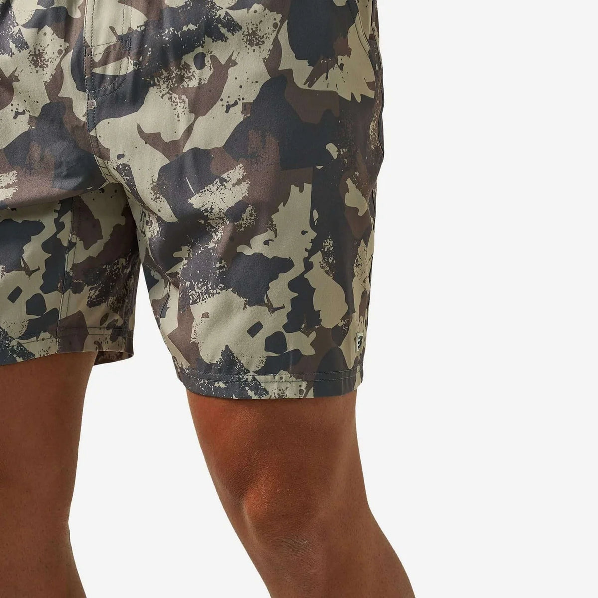 Splatter camo Burlebo Athletic Shorts Fl