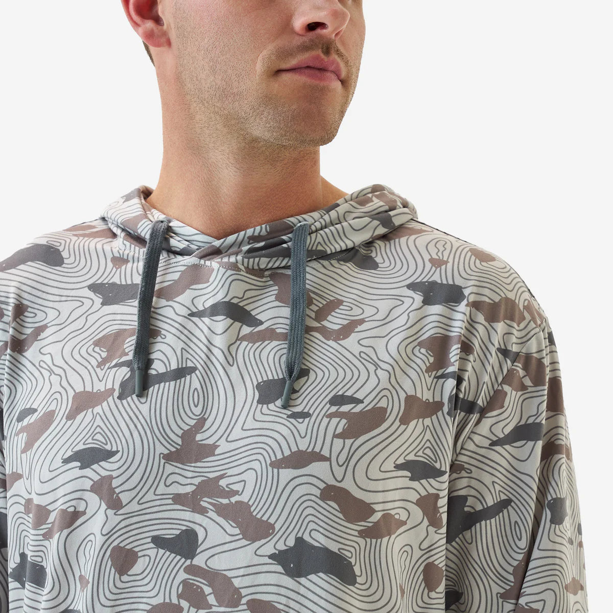 Topo Desert Camo
Performance Hoodie With UPF
50 Sun Protection Burlebo Fl/Tx
