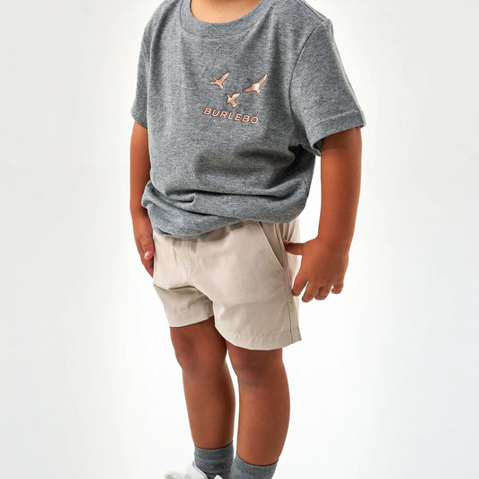 Light Khaki Shorts Youth With Into The Wild Pocket Burlebo Tx