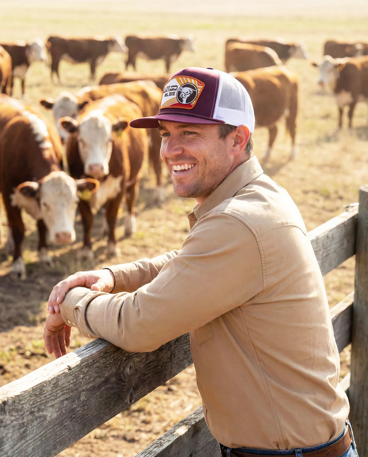 Lazy J Ranch Daybreak Classic Five Panel Trucker Hat