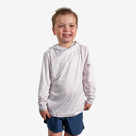 Baseball Youth Burlebo Performance Hoodie with UPF 50 Sun Protection