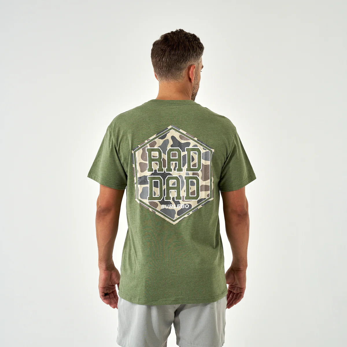 Rad Dad Burlebo Olive Green T Shirt