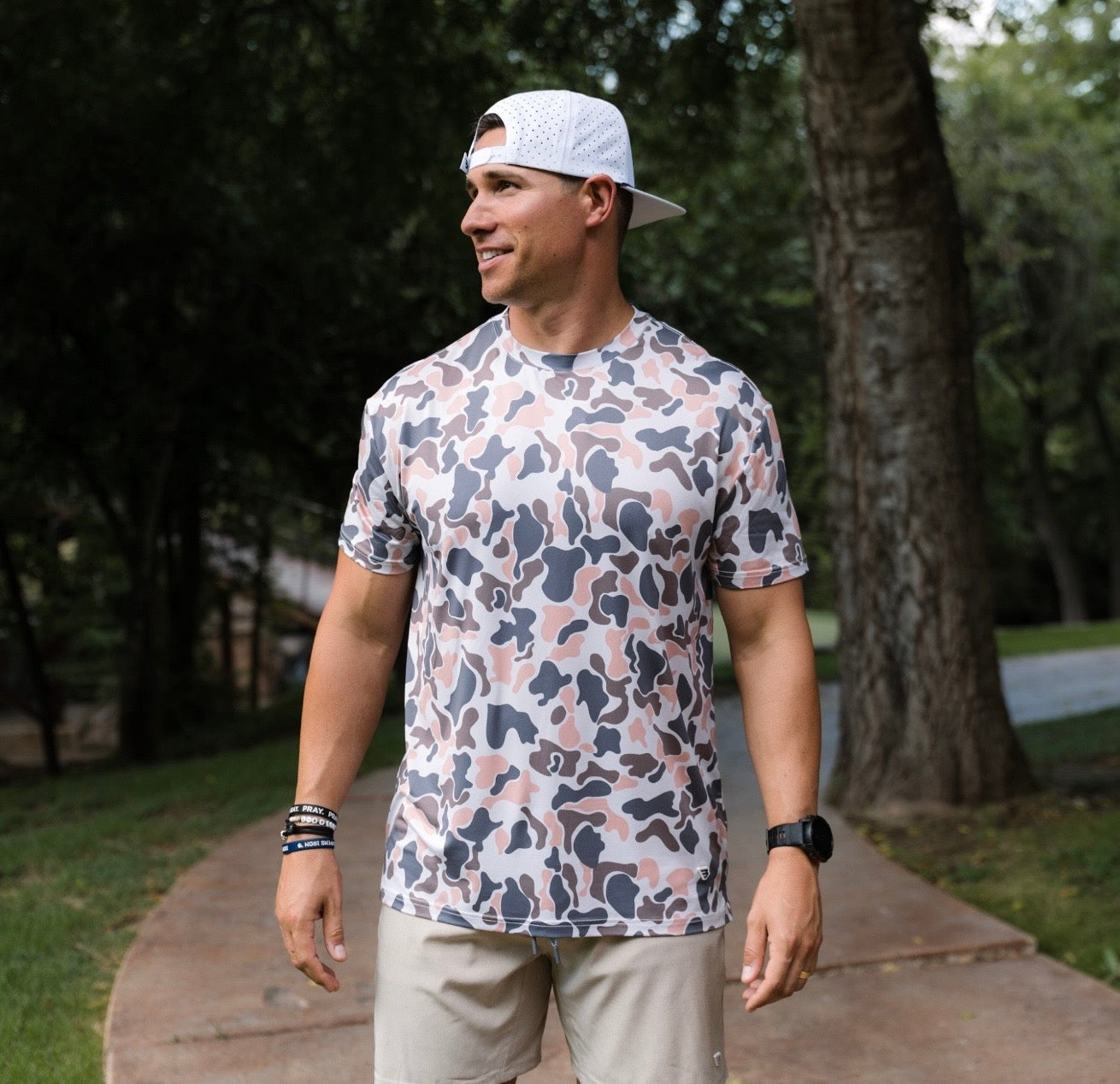Vintage Camo Go To Tee Burlebo Fl/ Tx